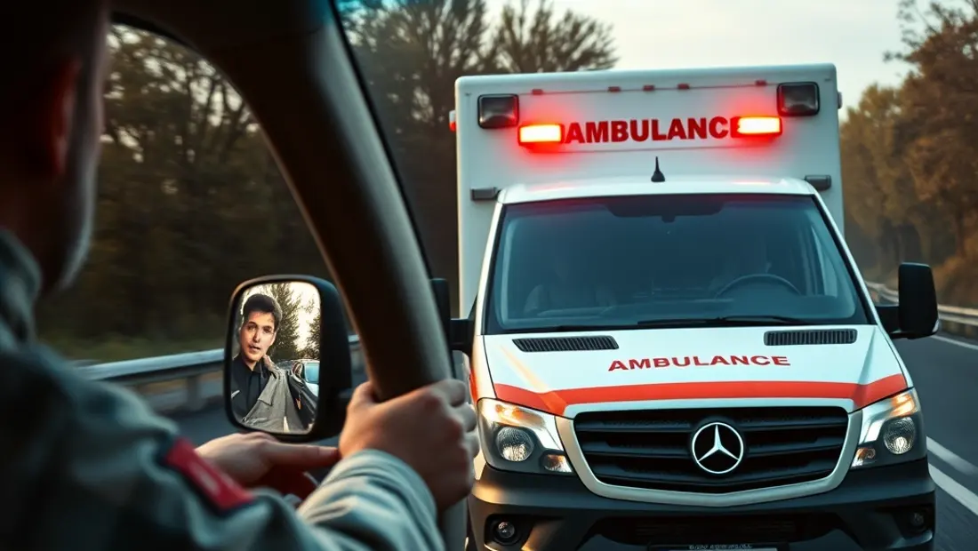 Conduite d'ambulance en milieu rural
