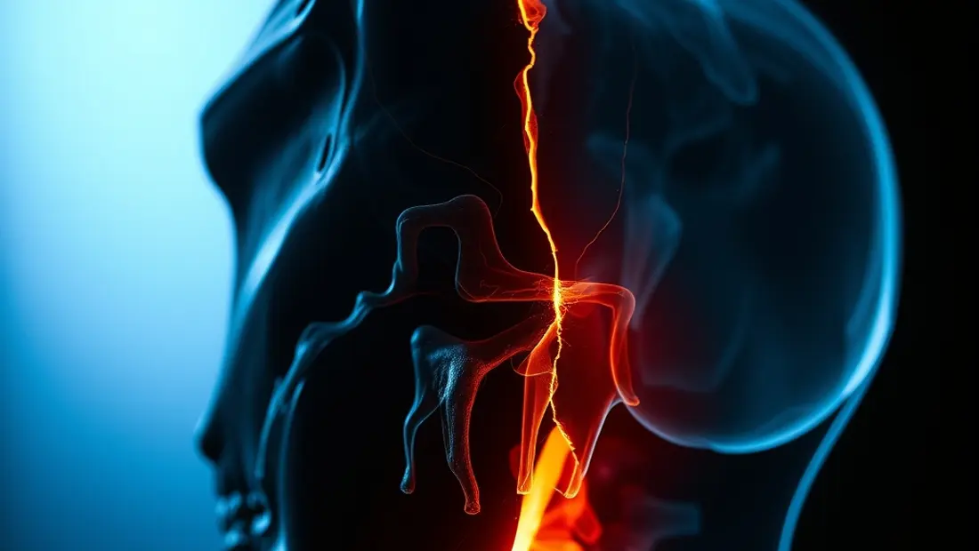 Radiographie d'une côte fracturée