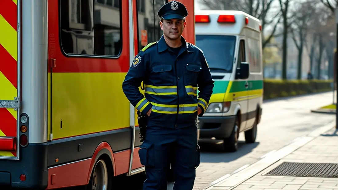 Ambulancier en service