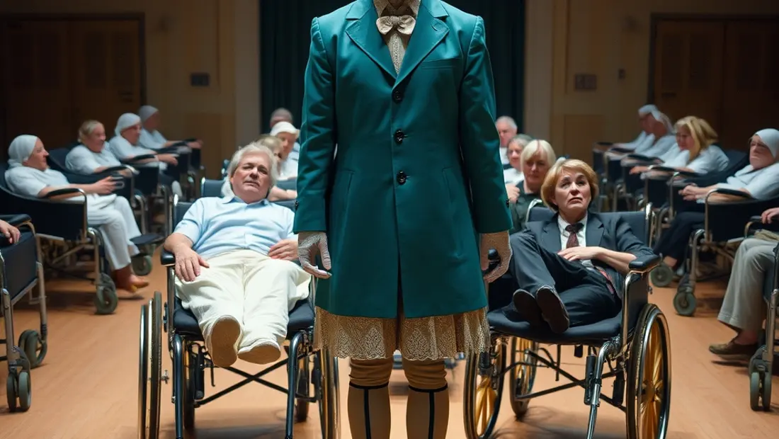 Thérapeute et patients en dramathérapie
