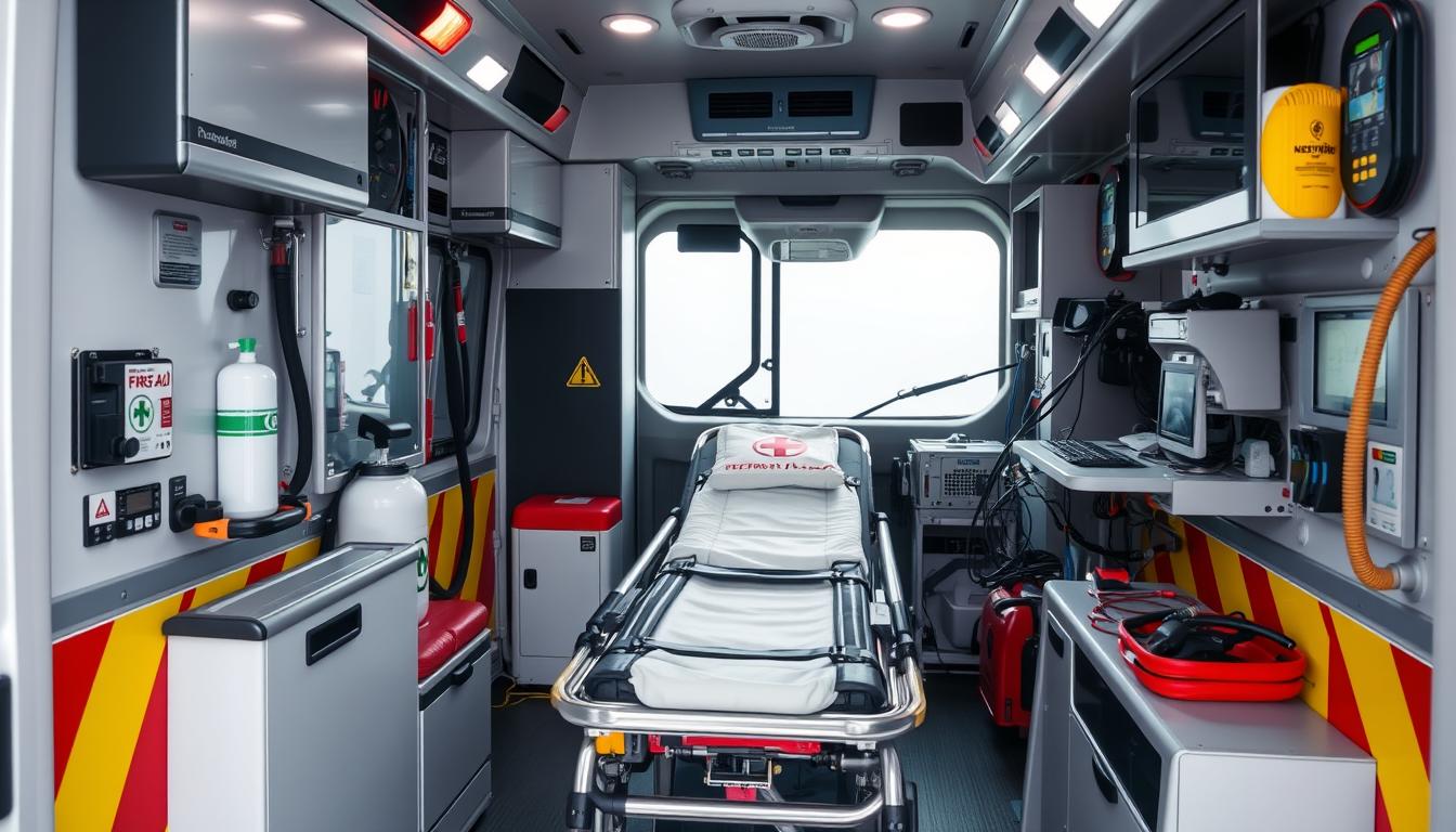 Équipement ambulance : matériel médical professionnel