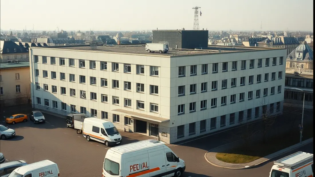 Vue d'établissement de transport médical