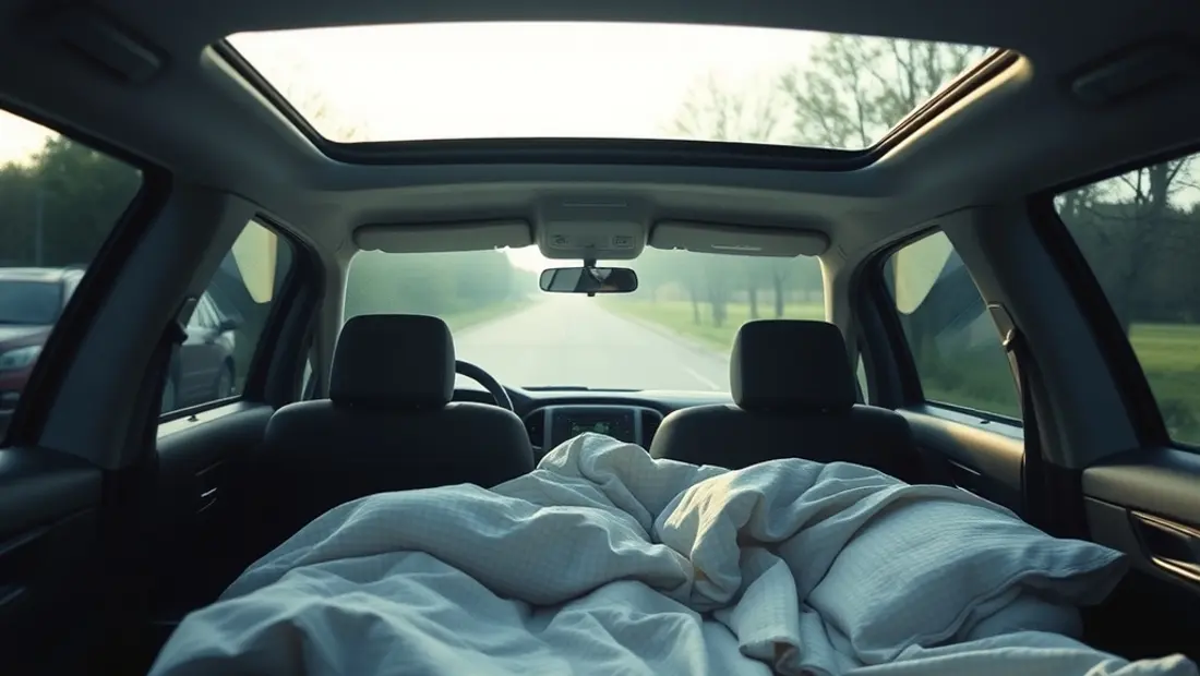 Voiture avec espace intérieur spacieux