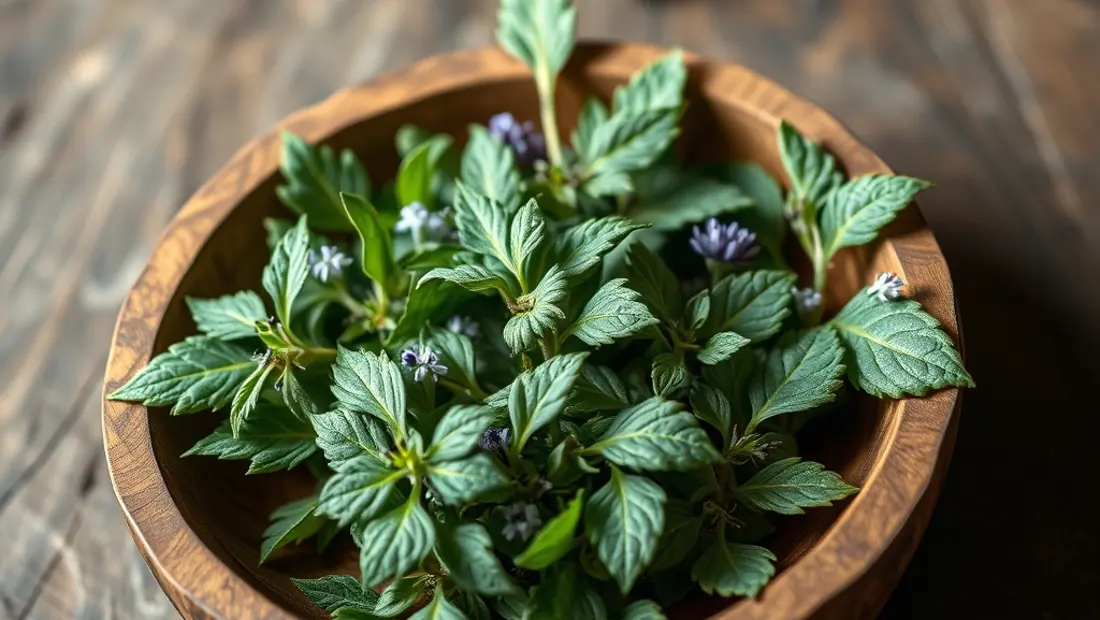 Feuilles de plantes médicinales