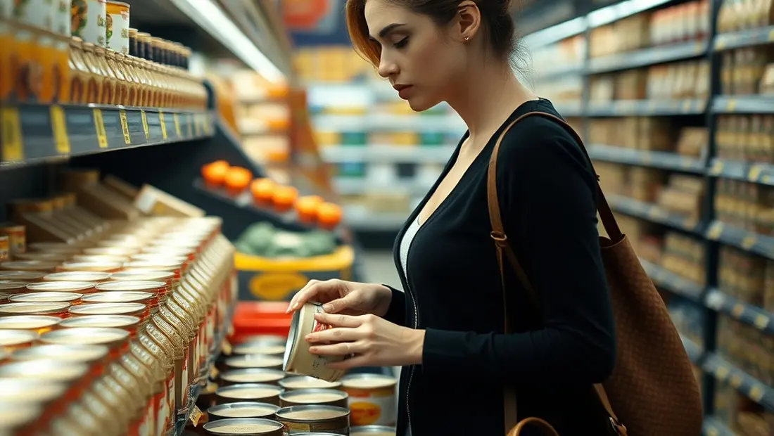 Choix de lait dans un magasin.