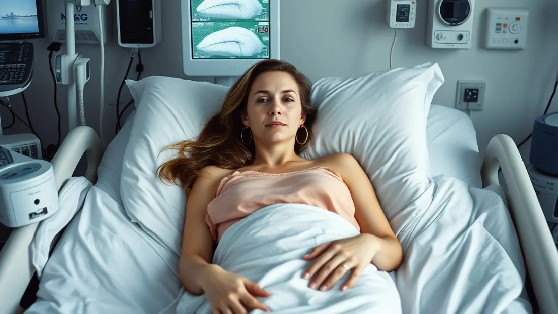 Femme en hospitalisation
