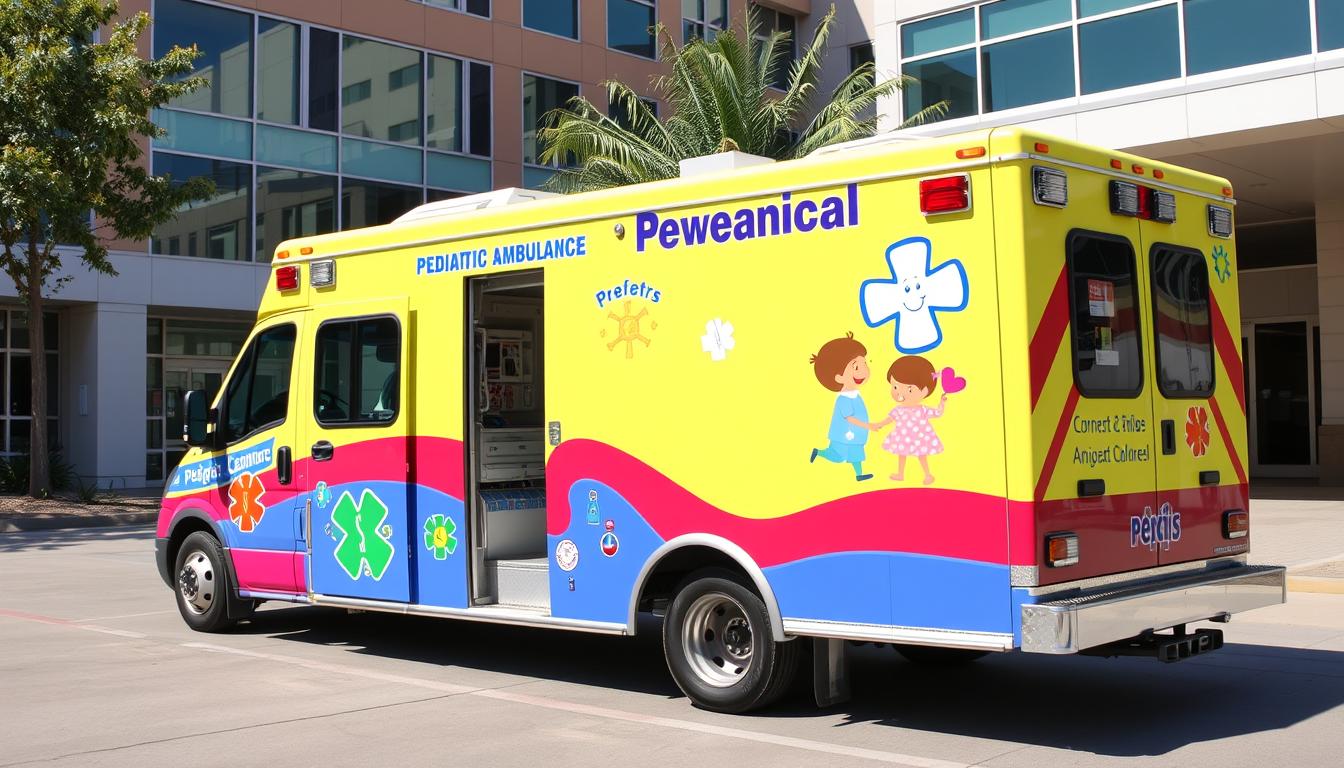 Transport pédiatrique en ambulance pour votre enfant